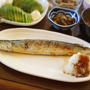 【家ごはん】 焼きサンマ 献立　[レシピ] 高野豆腐とさつま芋の煮物　＊ １１月分 食費集計