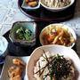 ■和食ランチセットレシピ【マグロ叩き丼／野良棒の胡麻和え／切干大根の煮付け他】