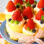 苺のたんじょうびケーキ☆今回は可愛いぜ。お城ケーキ☆