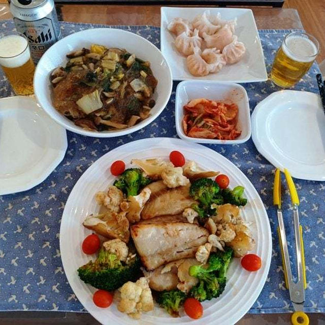 縁起担ぎ パンプキンを飾る ～ ボトムフィッシュの塩こうじ漬け
