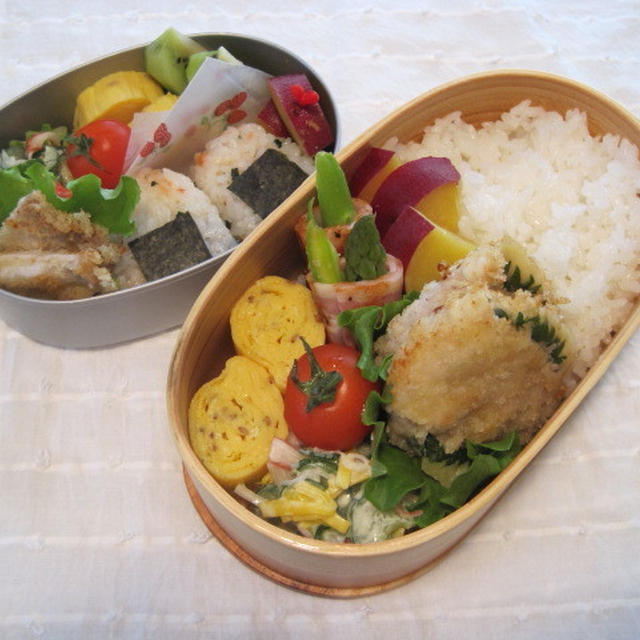タラゴンさんの*薄切り豚のマヨ焼きカツ弁当