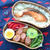 ソーセージフライと鮭ごはん弁当