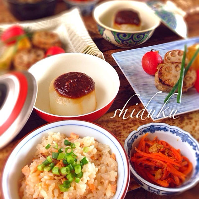 今日の朝ごはん♫「鮭ご飯」