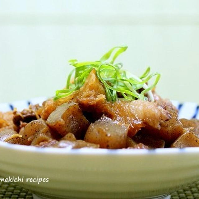 ささっと味付け王道「筋こん」＆「残った釜飯でやまかけチャーハン」