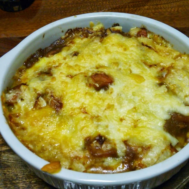 チーズたっぷり焼きカレー