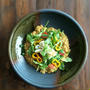 Cheesy Curry Risotto with Cod Saladチーズたっぷりカレーリゾット