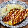 とん平焼きのような「和風なオムレツ」&「期日前投票に行ったので上等カレー」