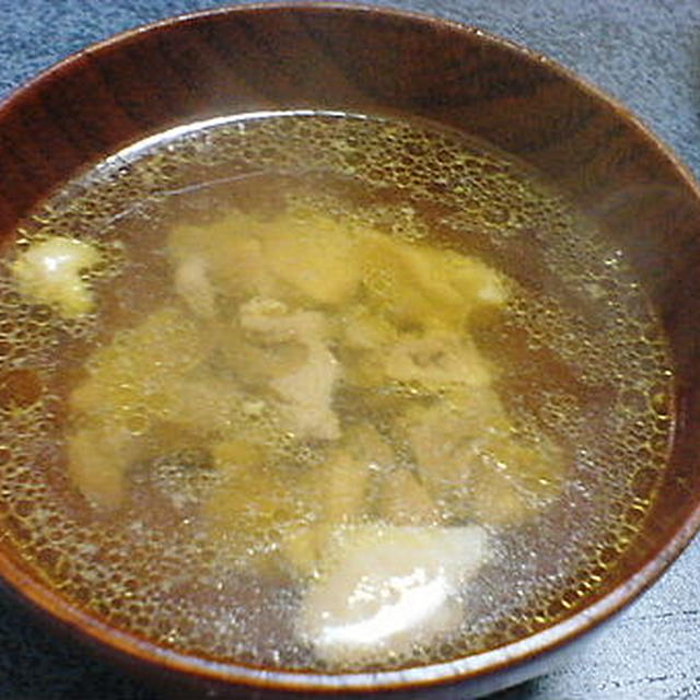 「地鶏のお吸い物」