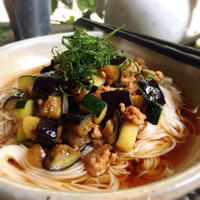 夏限定！肉なす冷素麺と くらしのアンテナ掲載
