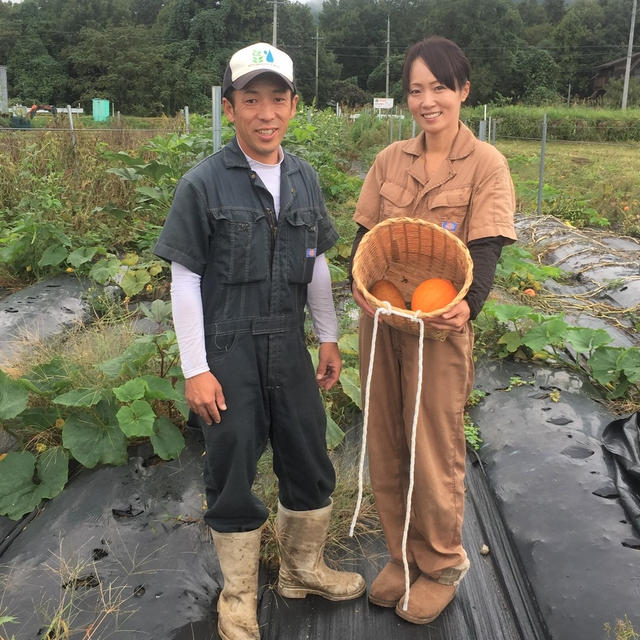 愛情いっぱい「みなくちファーム」の野菜と原木椎茸 in 高島