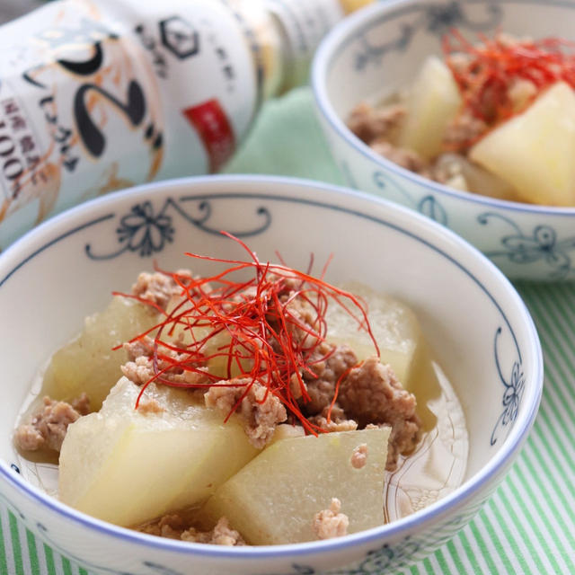 冬瓜とひき肉のだししょうゆ煮☆