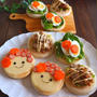 デコパン＊イングリッシュマフィンでオープンサンド