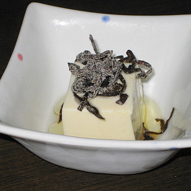 豆腐のつき出し