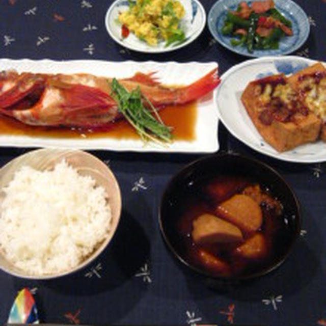旬の味❤きんきの煮つけ❤
