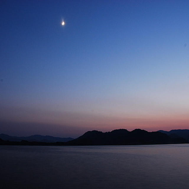 久美浜湾の夕暮