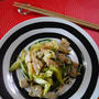 豚肉と香味野菜の塩炒め