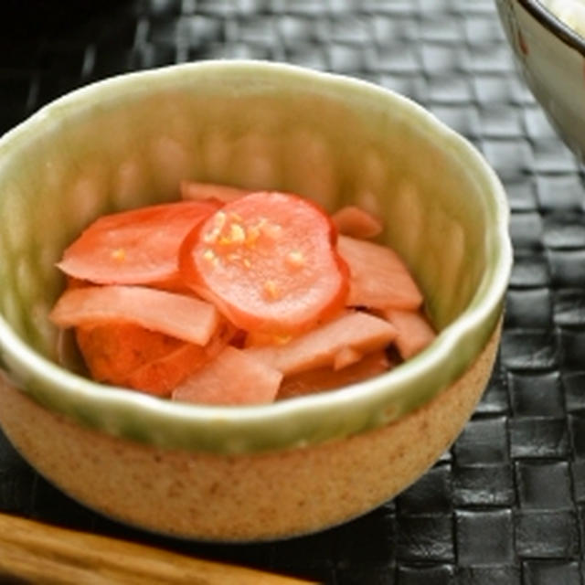 つくれぽ！あきさんの【菜園の赤丸大根とラディッシュの甘酢漬け】