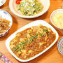 GWは楽ウマな物しか作らない♪家でも本格派マーボー豆腐定食