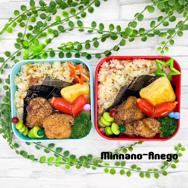 よしりんが作ったチャーハンでお弁当