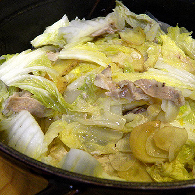 [メニュー017] 白菜と豚肉のコクマロ鍋（JUNAさん）