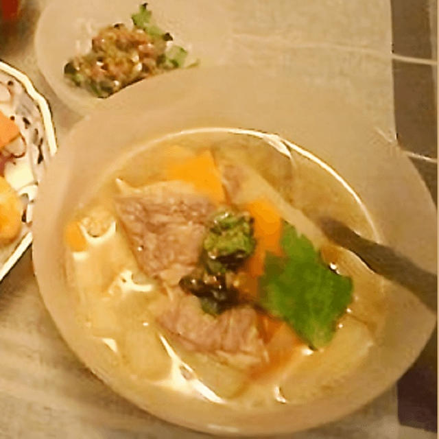 【料理レシピ】具だくさんのカルビスープ