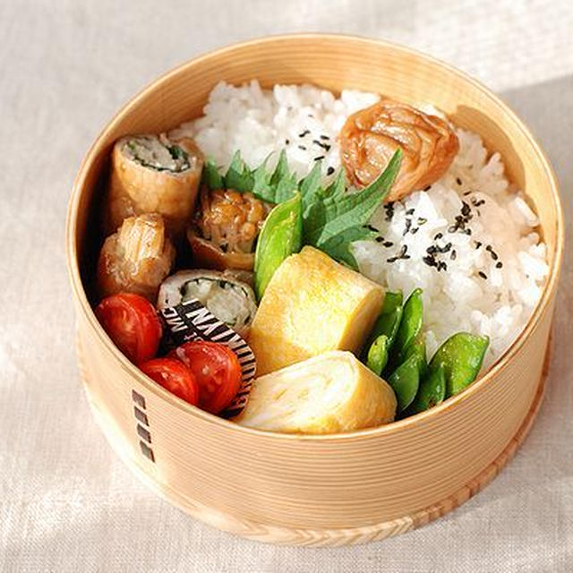 ◆豚のエノキチーズロール弁当