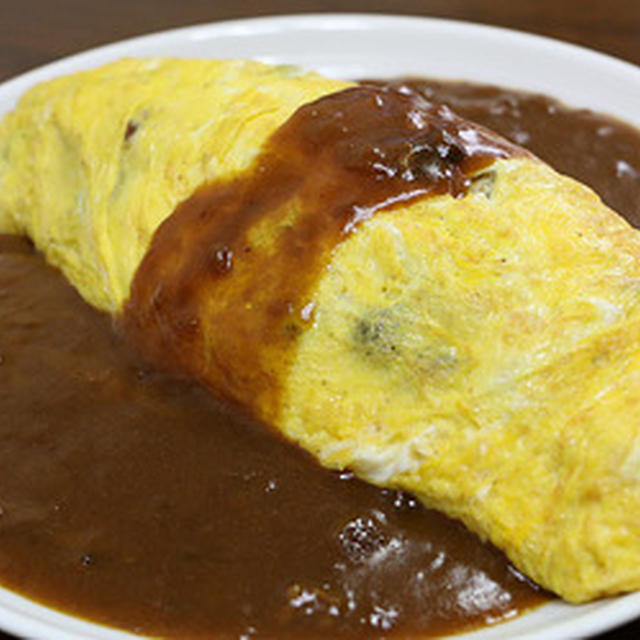 休肝日に「オムカレー」