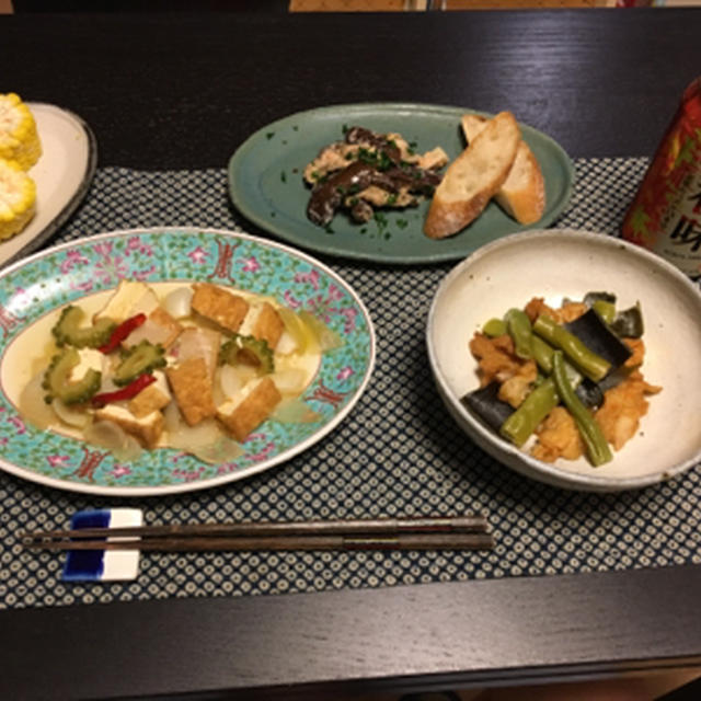 なすの明太マヨネーズ和え。