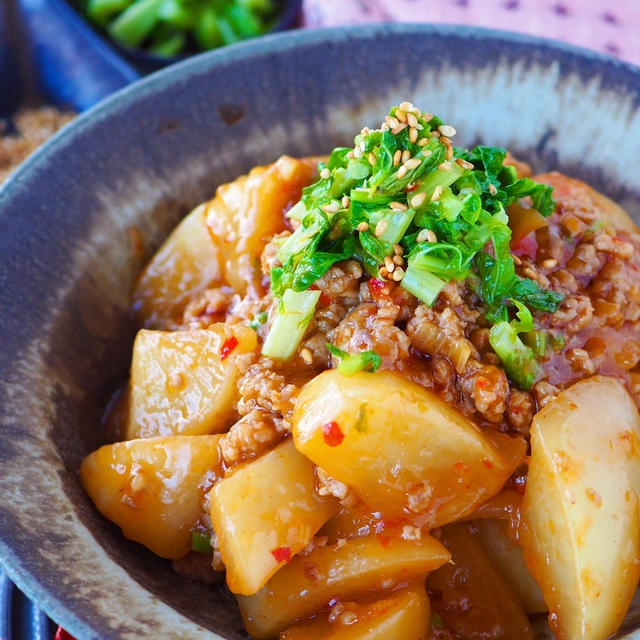 【大根消費に】フライパンひとつで完成！ピリ辛麻婆大根