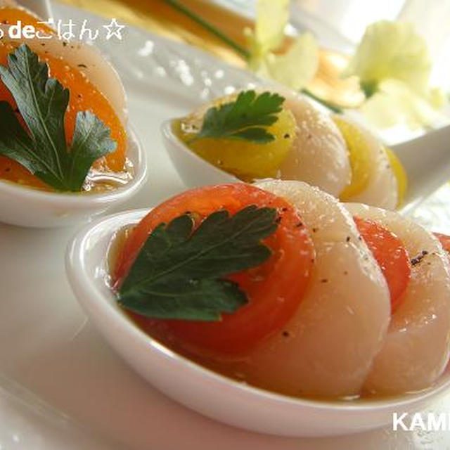 ほたてのミルフィーユ♪とっても簡単な前菜?☆