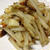 じゃがいもとチーズのニンニク炒め　grilled potatoes with cheese and garlic