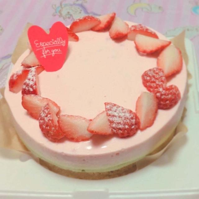 ・今日のレッスン♪ホワイトデーに贈るピスタチオムースケーキ・可愛いお嫁ちゃんに...