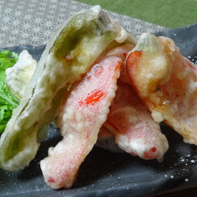 ３６５日野菜レシピNo.１６２「ピーマンの天ぷら」