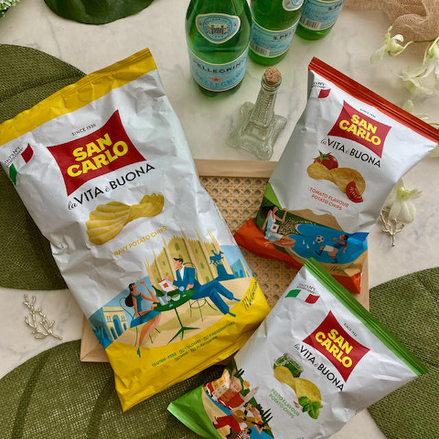 イタリア人で知らない人はいないポテトチップス「サンカルロ」