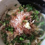 「キノコの生姜あんかけうどん」