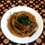 赤ほうれん草のパスタ。