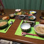 ワサビ菜の天婦羅&鯖の味噌煮