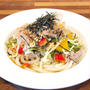 ガスト風サラダうどんです〜！！
