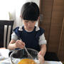 かわいい生徒さん！電子レンジで簡単豆乳カスタードクリームをアレンジでロールケーキ作り
