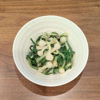 春の山菜のびる(野蒜)の酢味噌和え！