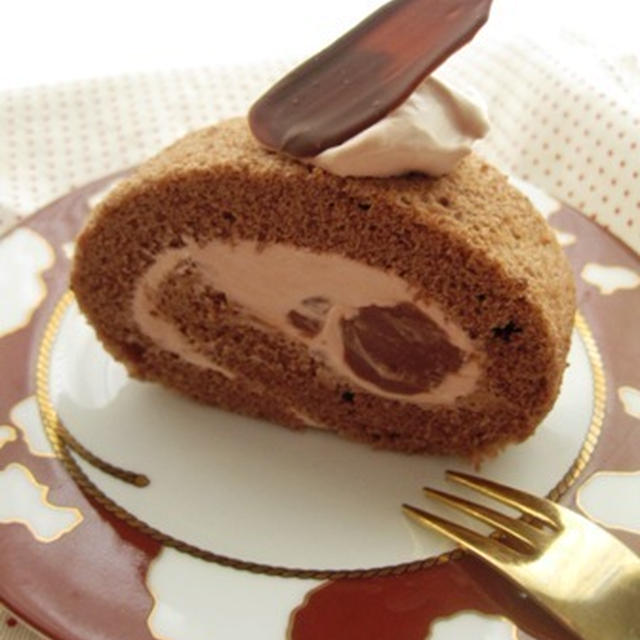 母の日に 生チョコロールケーキ By イロハさん レシピブログ 料理ブログのレシピ満載