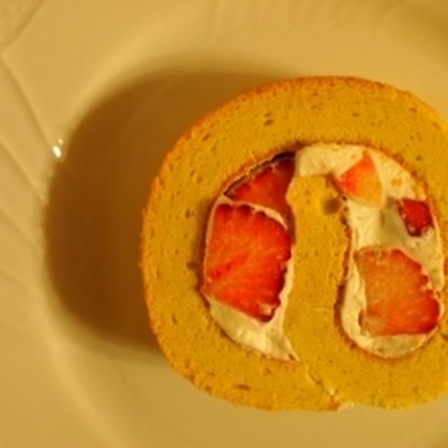 目覚めて３秒☆いちごのロールケーキ
