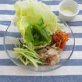 野菜たっぷり肉キムチ巻き