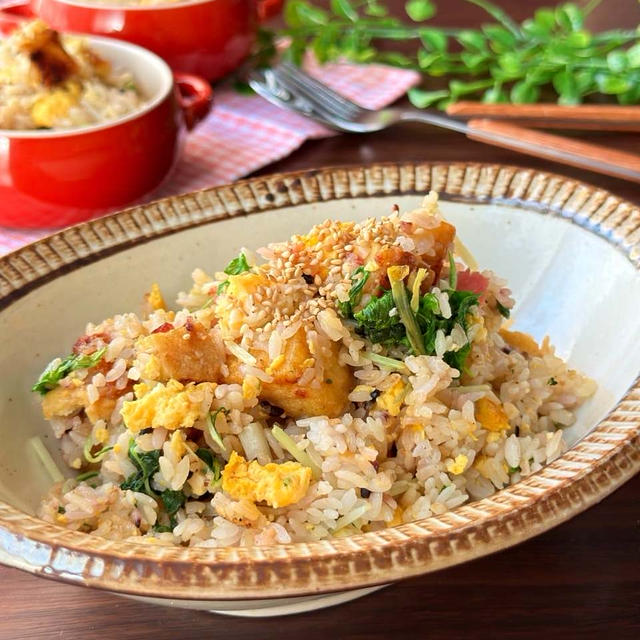 凍り豆腐で作る☆コロコロカリカリ豆腐のヤミツキチャーハン