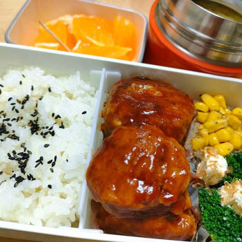 ★塾弁当★ハンバーグ