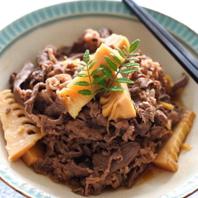 牛肉入り たけのこのしぐれ煮