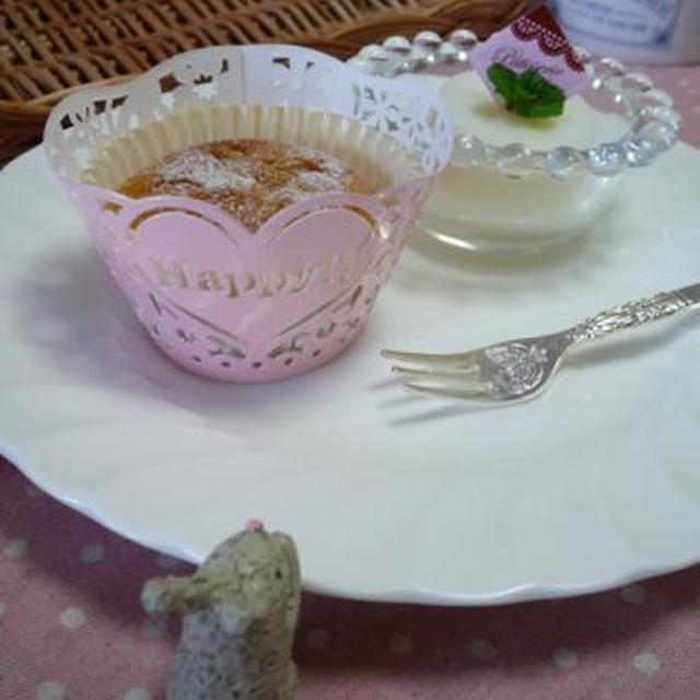 米粉ケーキ＆ミルクプリン作りました！、そして作って頂いたものと・・・。