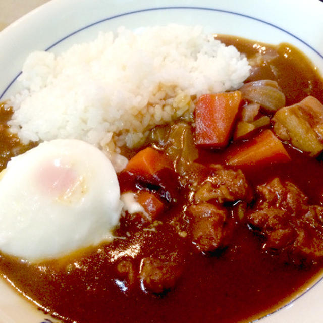 すね肉＆バラ肉の豚カレー定食