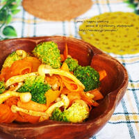 ☆スパイス大使☆ヒラヒラ野菜のマヨチリガーリックソテー