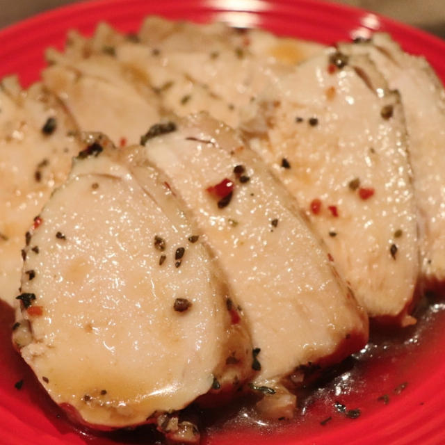 にんべん【鶏肉のハーブソテー】で簡単鶏ハム